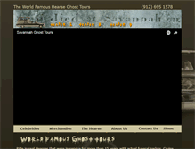 Tablet Screenshot of hearseghosttours.com